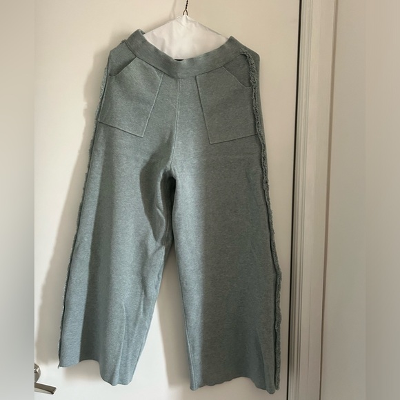 Women’s knit sweater/pants set in powder blue. Sold separately or as a set. - Picture 7 of 12